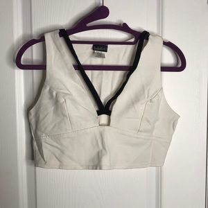 White Crop Top